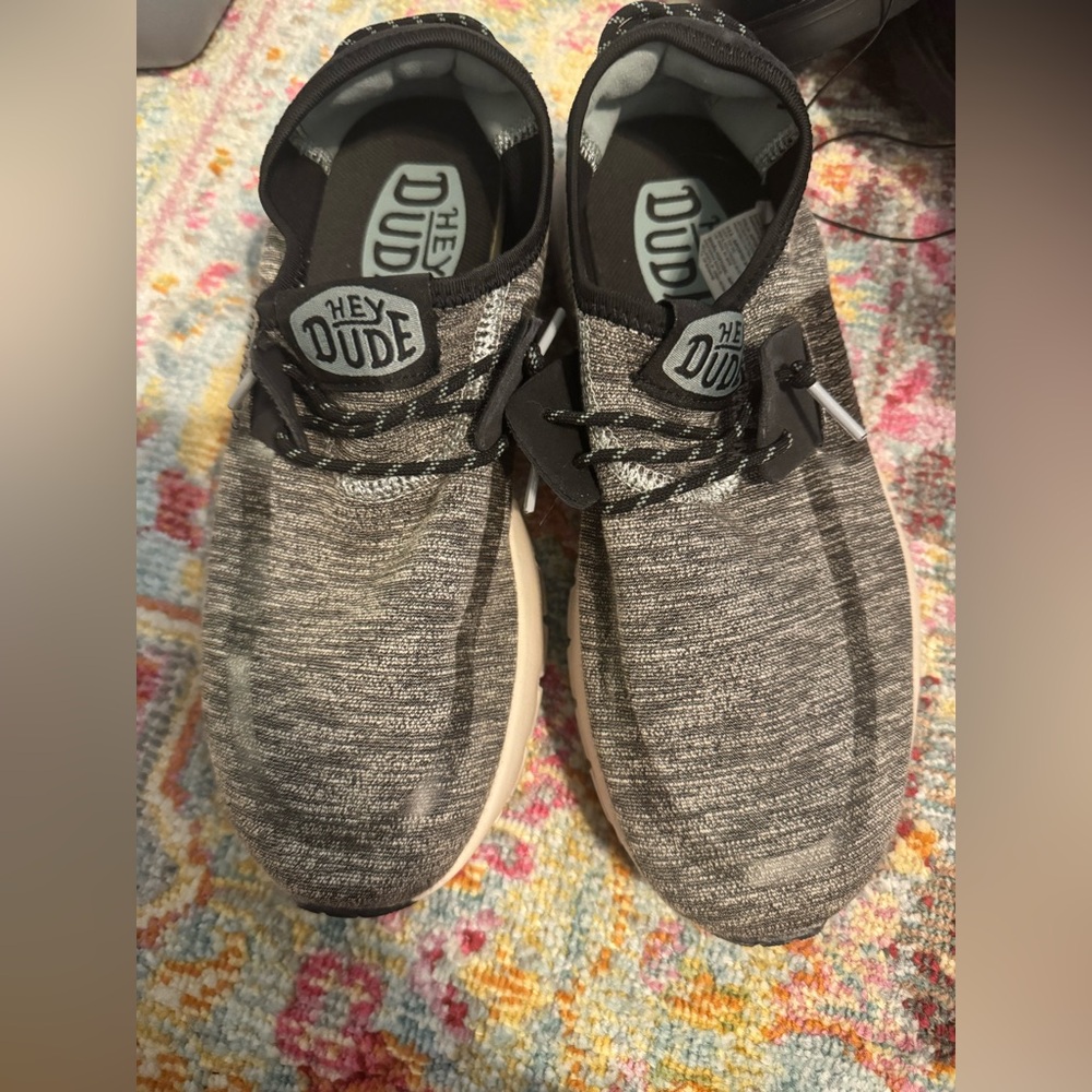 Hey Dude Men's Gray Sirocco Sneakers